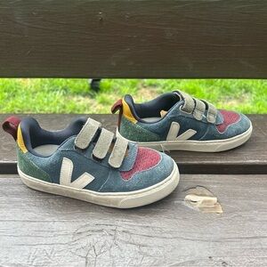 Veja kids Small V-10 Suede Sneakers